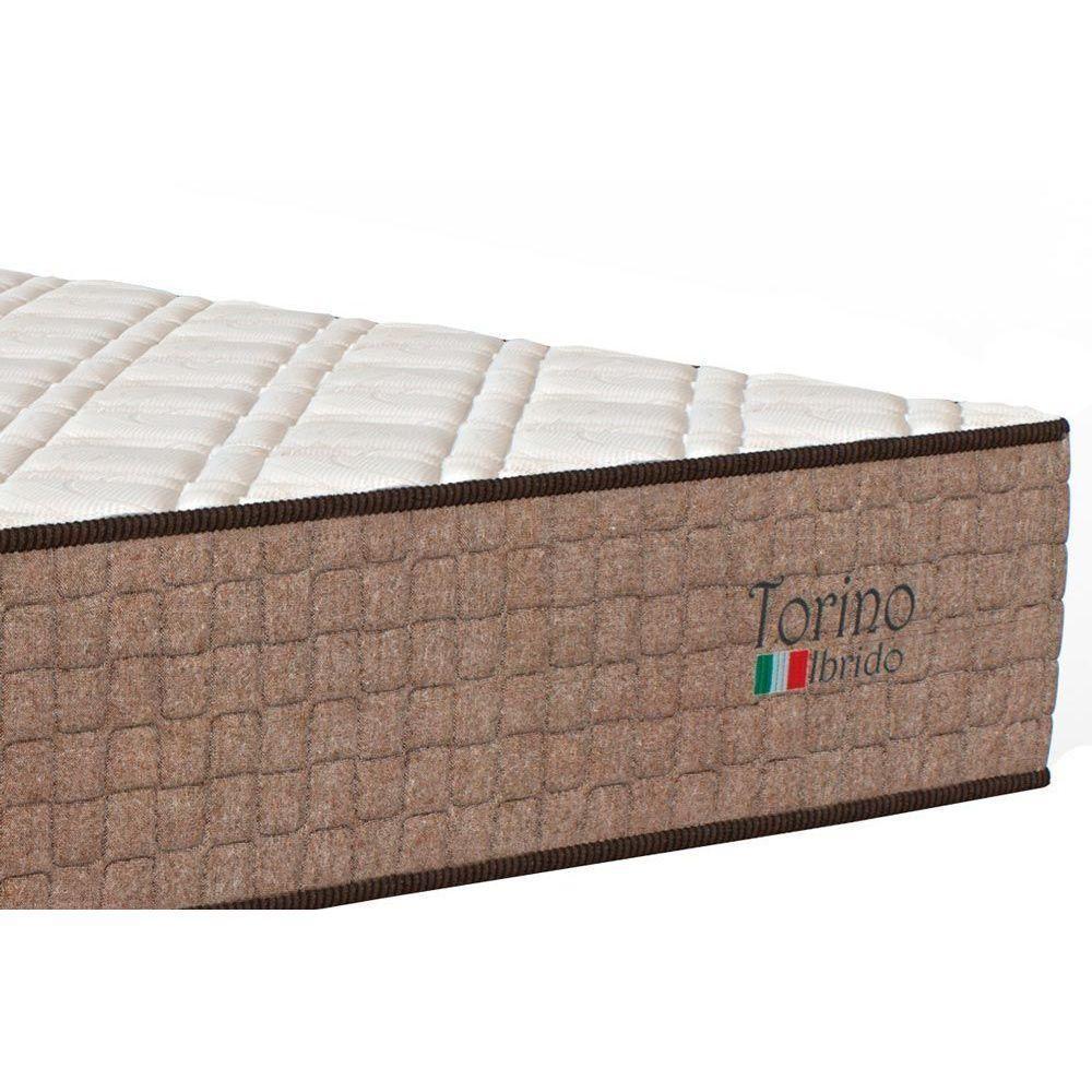 Cama Box Casal: Colchão Molas Ensacadas Orthoflex MasterPocket Torino Hibrido + Base CRC Suede Clean(138x188) - 3
