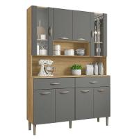 Kit Cozinha 8 Portas E Gavetas Savona Freijó / Gris - 2