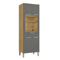 Paneleiro Micro 1 Gavetalapis Freijó Gris - 2