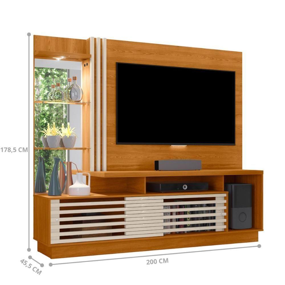 Home Theater Frizz Plus Com Design Cinamomo/off-white - 3