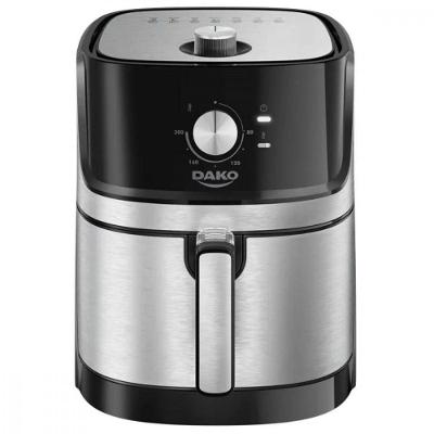 Fritadeira Elétrica Dako Air Fryer Analógica 5L 1700W Atlas Preto 110V