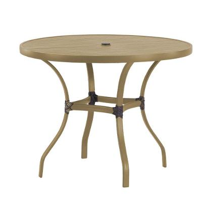Mesa Com Tampo Ripado Alumínio Para Cozinha Trama Original Fendi