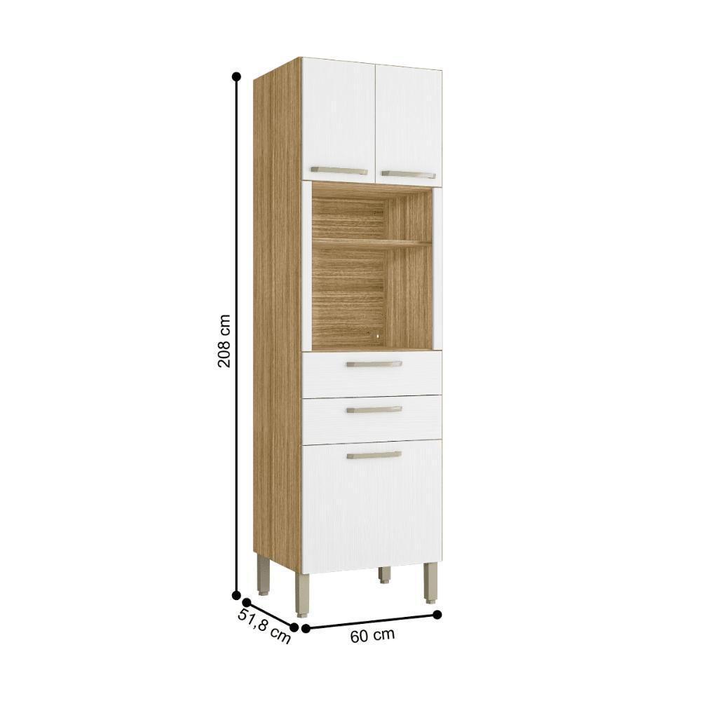 Paneleiro Micro 2 Gaveteiro Lapis Freijó Supremo - 3