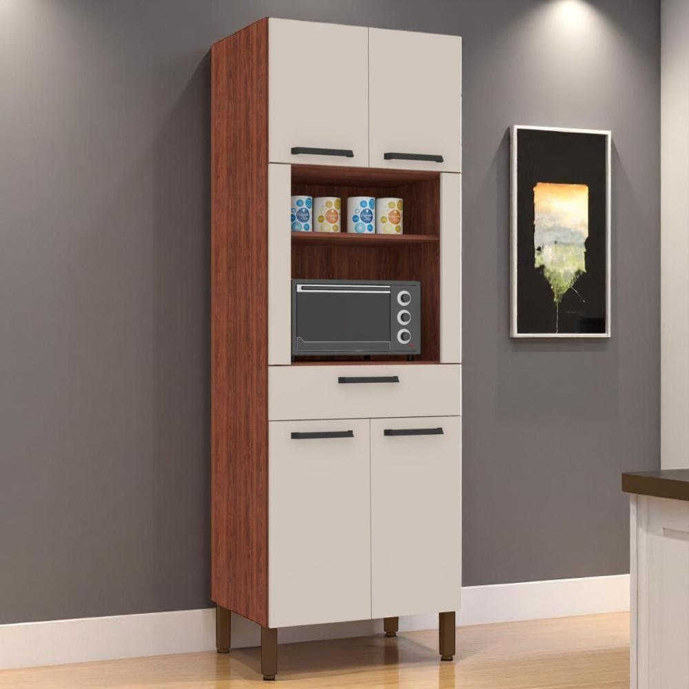 Paneleiro Micro 1 Gavetaametista Nogueira Off White - 1