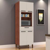 Paneleiro Micro 1 Gavetaametista Nogueira Off White - 1