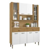 Kit Cozinha 8 Portas E Gavetas Savona Freijó / Supremo / Ripado - 2