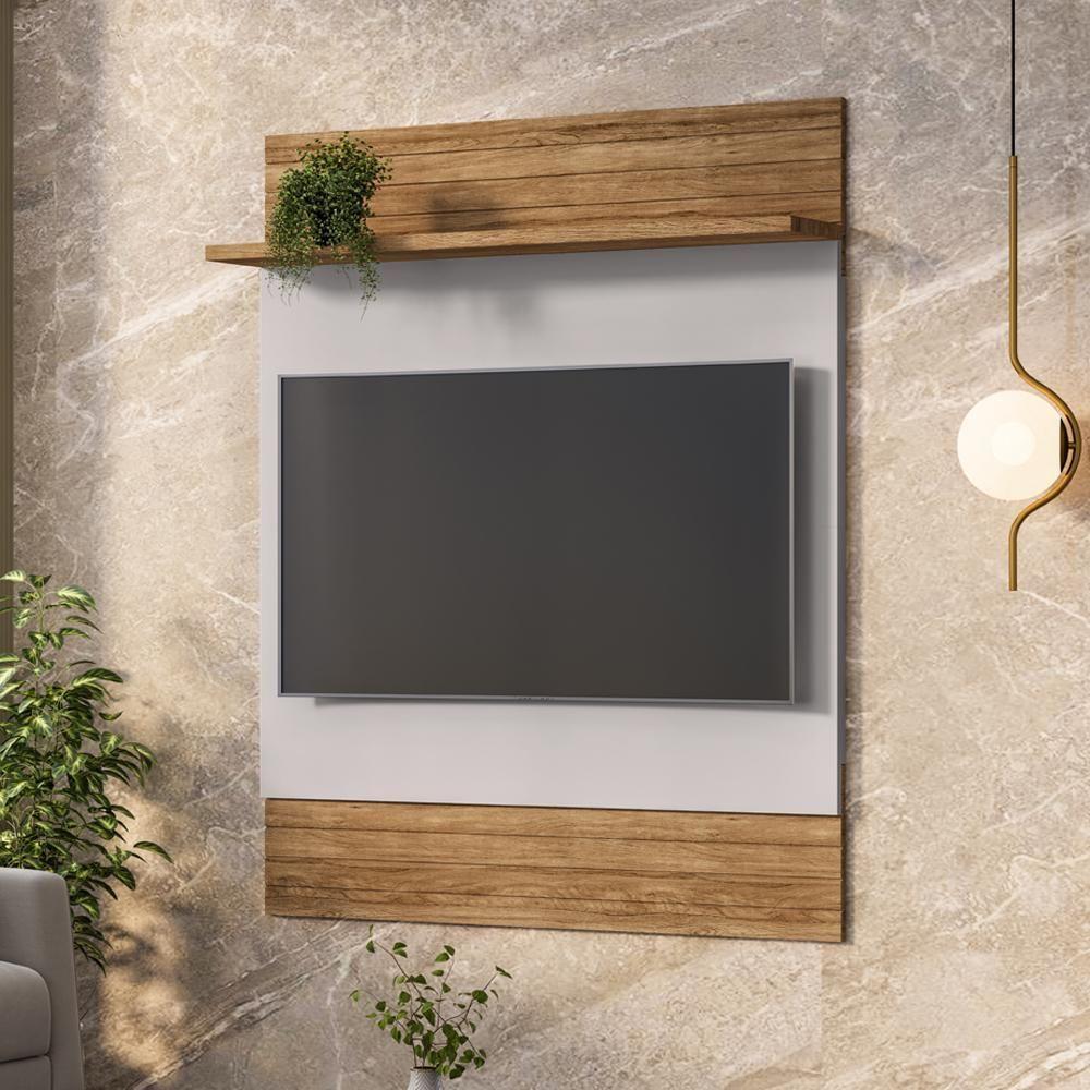 Painel Suspenso Tv 48 Pol 108 Cm Guaratuba Bechara Cinamomo Off White - 6