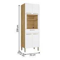 Paneleiro Micro 1 Gavetaametista Freijó Supremo - 3