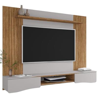 Painel Suspenso Tv 65 Pol 177 Cm Buzios Bechara Cinamomo Off White