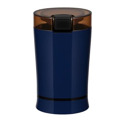 Moedor Triturador Domestico Portatil Alimentos Secos Lamina Inox Cafe Especiarias Luxo 110V Azul