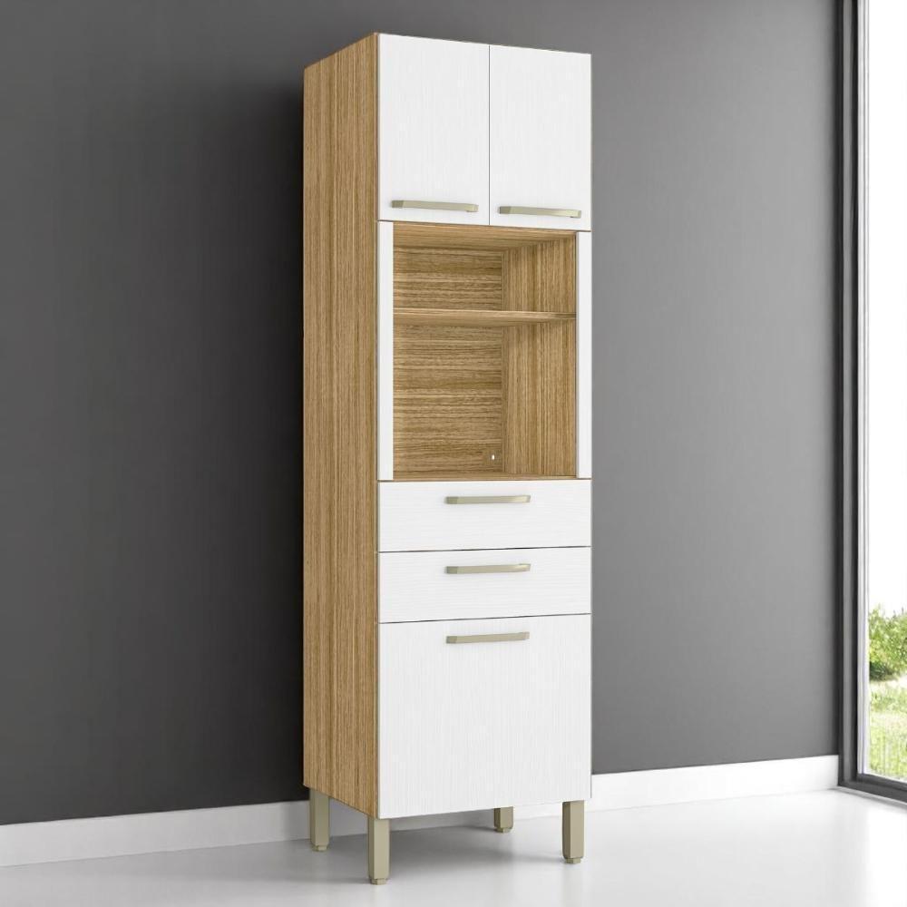 Paneleiro Micro 2 Gaveteiro Ametista Freijó Supremo - 1