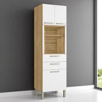 Paneleiro Micro 2 Gaveteiro Ametista Freijó Supremo - 1