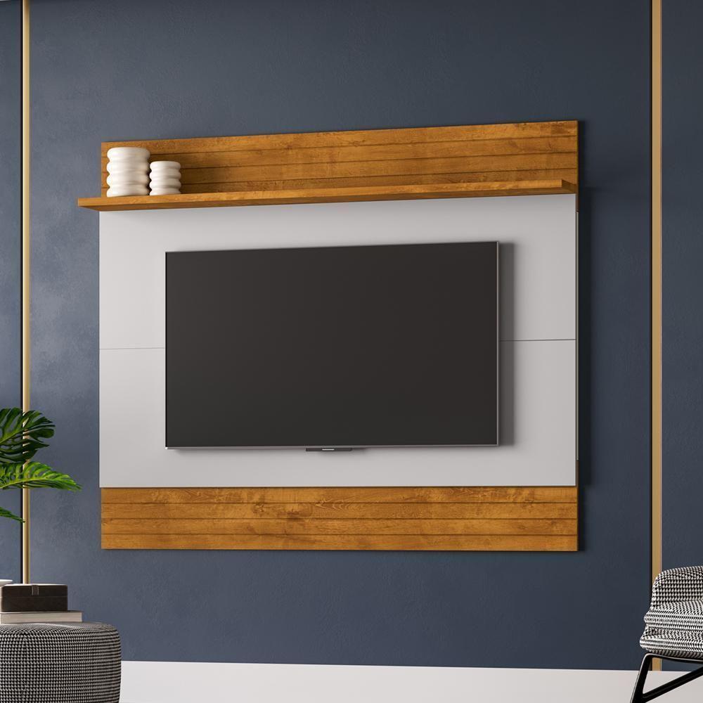 Painel Suspenso Tv 65 Pol 160 Cm Aruana Bechara Naturalle Off White - 6
