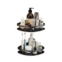 Kit 2 Porta Shampoo Suporte Preto Canto Organizador Banheiro - 5
