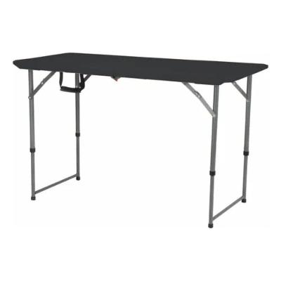 Mesa Dobrável Multiuso 120cm Preta Resistente Reforçada