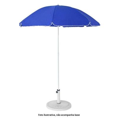 Guarda Sol Praia Azul 1,8m Altura Regulável Dobrável Leve