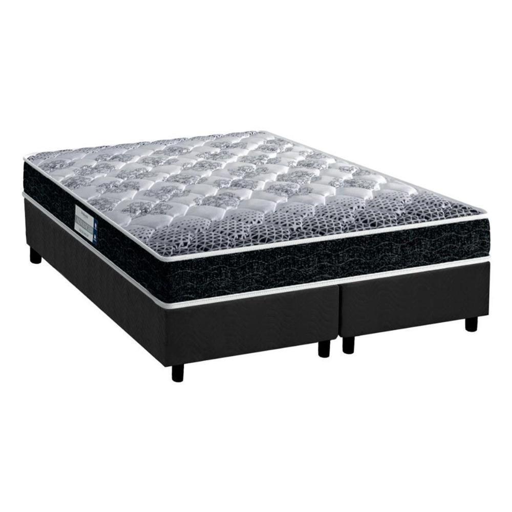 Cama Box Queen: Colchão Espuma Probel D33/EP  Advanced Tech1500 + Base CRC Suede Gray(158x198) - 1