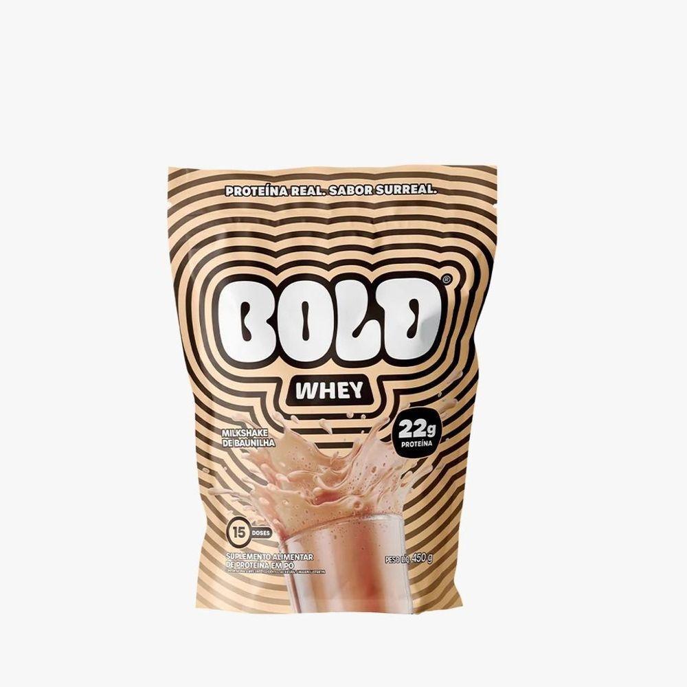 Bold Whey Refil 450g Sabor Milkshake De Baunilha - 1