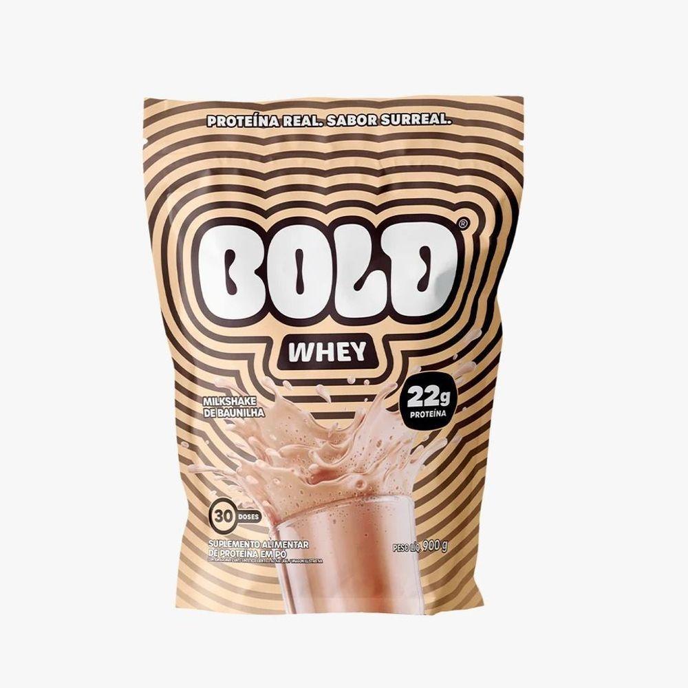 Bold Whey Refil 900g Sabor Milkshake De Baunilha - 1