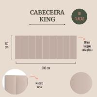 Cabeceira Modulada Adesiva Estofada King - Kit 10 Placas - 2