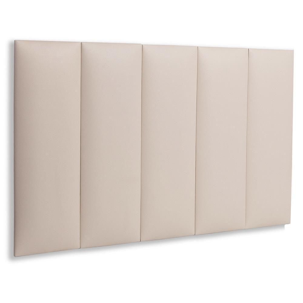 Cabeceira Modulada Adesiva Estofada Solteiro - Kit 5 Placas - 1