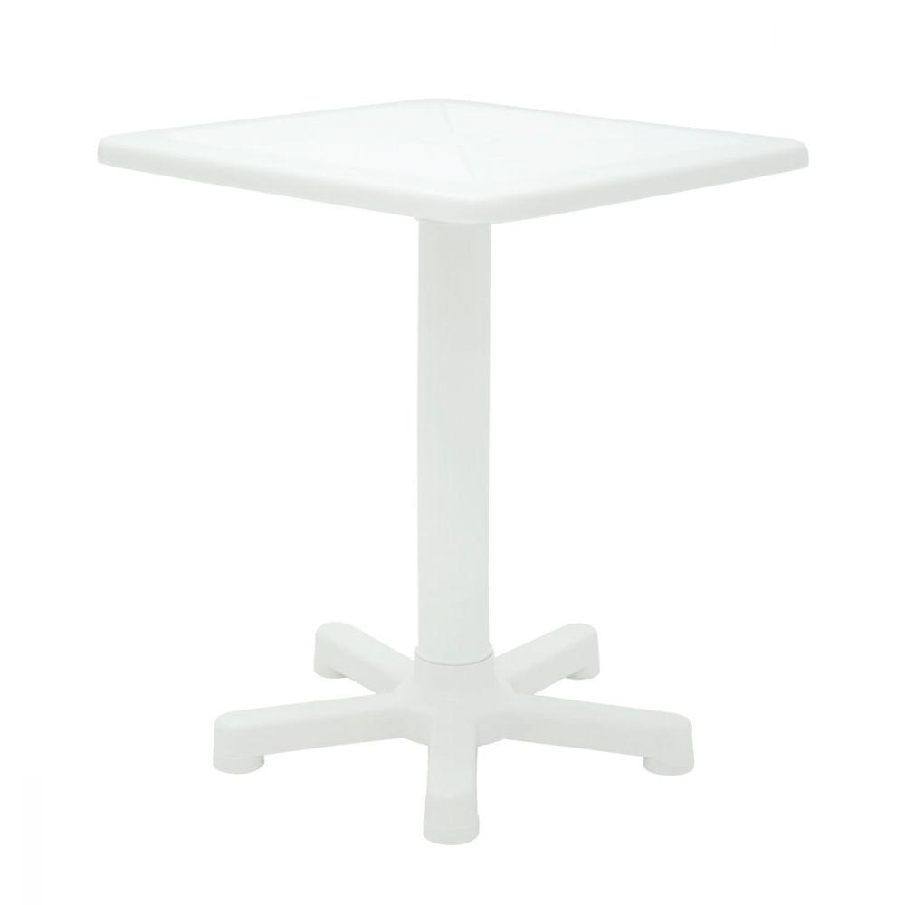 Mesa Tramontina Itaparica Polipropileno Branco 60x60cm - 1