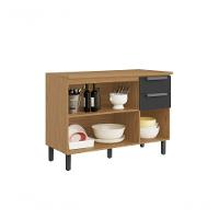 Balcão Com Tampo 3 Portas 2 Gavetas 120cm Mdf New Porto - Itatiaia - 3