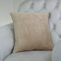 Capa Para Almofada Sonhare 1 Peça 45cm X 45cm Tecido Soft Com Zíper 100% Poliéster - Cáqui - 1