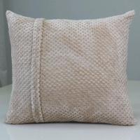 Capa Para Almofada Sonhare 1 Peça 45cm X 45cm Tecido Soft Com Zíper 100% Poliéster - Cáqui - 2