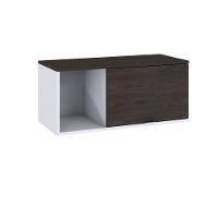 Armário Aéreo Com nicho E Porta Basculante 35x80x35cm Wlnp80 Com terracota - 1