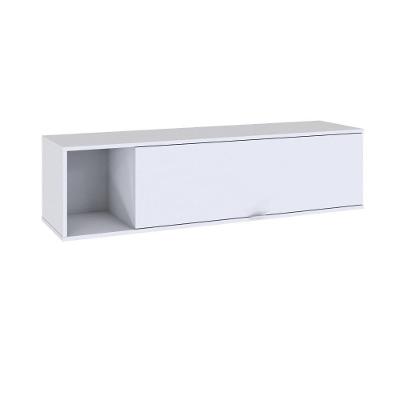 Armário Aéreo Com nicho E Porta Basculante 35x135x35cm Wlnp135 Branco Tx
