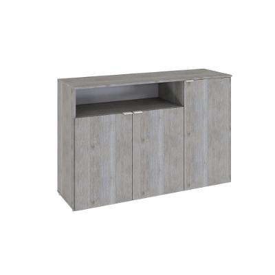 Armário Aparador Com 03 Portas E Nicho 89,5x135x42cm Wlap135 Snow - Branco