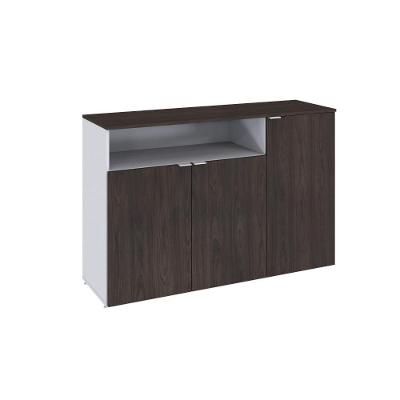 Armário Aparador Com 03 Portas E Nicho 89,5x135x42cm Wlap135 Com terracota