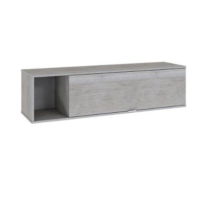 Armário Aéreo Com nicho E Porta Basculante 35x135x35cm Wlnp135 Snow - Branco