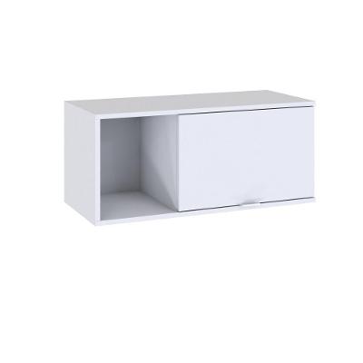Armário Aéreo Com nicho E Porta Basculante 35x80x35cm Wlnp80 Branco Chess