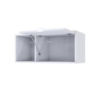 Armário Aéreo Com nicho E Porta Basculante 35x80x35cm Wlnp80 Branco Chess - 5