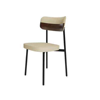 Cadeira Alloa Fixa C/4 Pés 50 X 44,7 X 83,8 Cm C/1 Un. Corriente Areiacourino Whisky Corriente Areia/courino Whisky