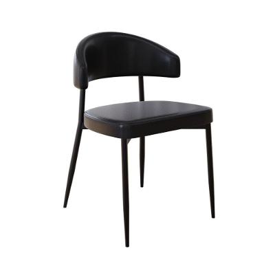 Cadeira Bless Fixa C/4 Pés 53 X 55 X 78cm. Courino Preto Courino Preto