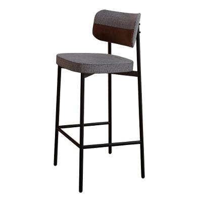 Banqueta Alloa Fixa C/4 Pés 50 X 44,7 X 103,5 Mm C/1 Un. Corriente Cinza/courino Whisky Corriente Cinza/courino Whisky
