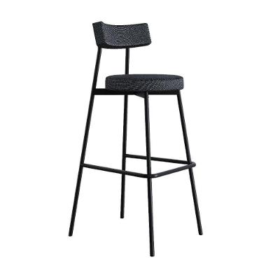 Banqueta Alta Stout Ae: 100 / Aa: 75cm Bqst7510 Grafite Corriente Grafite Corriente