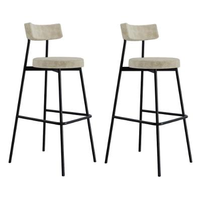 Banqueta Alta Stout Ae: 100 / Aa: 75cm C/02 Un. Bqst7510.2 Boucle Vanilla Boucle Vanilla