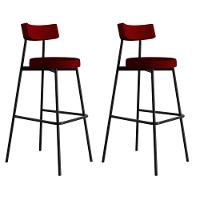 Banqueta Alta Stout Ae: 100 / Aa: 75cm C/02 Un. Bqst7510.2 Vermelho Vinho City Vermelho Vinho City - 1