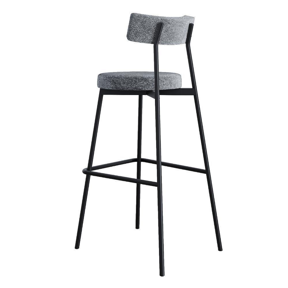 Banqueta Alta Stout Ae: 100 / Aa: 75cm C/04 Un. Bqst7510.4 Névoa Prata City Névoa Prata City - 4