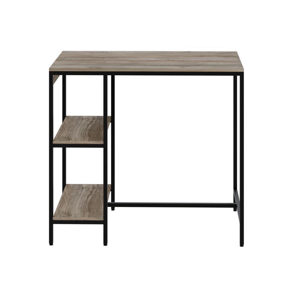 Mesa Bistrô 100x60x92cm C-02banquetas Tub Tucjbi1060.2b Carvalho Est.preta Carvalho - Est.preta - 4