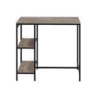 Mesa Bistrô 100x60x92cm C-02banquetas Tub Tucjbi1060.2b Carvalho Est.preta Carvalho - Est.preta