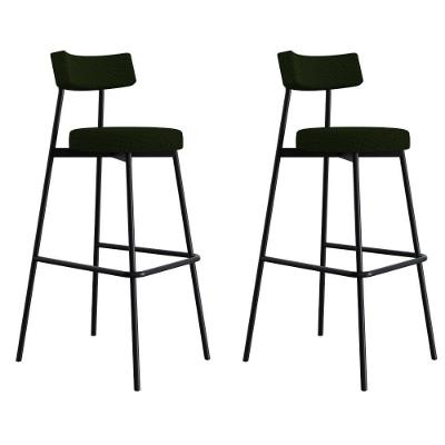 Banqueta Alta Stout Ae: 100 / Aa: 75cm C/02 Un. Bqst7510.2 Etnico Verde Selva Etnico Verde Selva