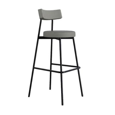 Banqueta Alta Stout Ae: 100 / Aa: 75cm Bqst7510 Courino Venus Cinza Cn.venus Cinza