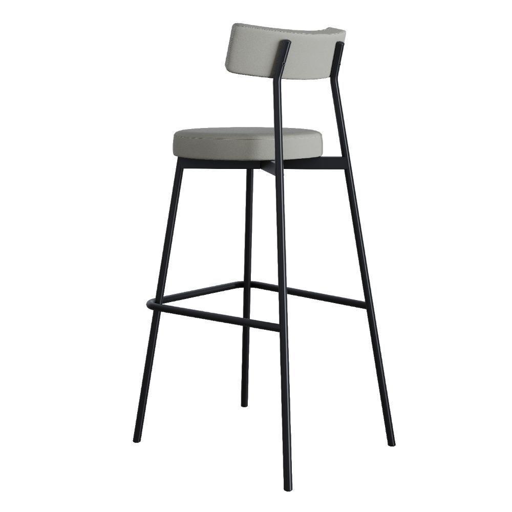 Banqueta Alta Stout Ae: 100 / Aa: 75cm C/04 Un. Bqst7510.4 Courino Venus Cinza Cn.venus Cinza - 4