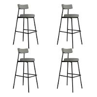 Banqueta Alta Stout Ae: 100 / Aa: 75cm C/04 Un. Bqst7510.4 Courino Venus Cinza Cn.venus Cinza - 1