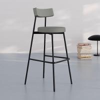 Banqueta Alta Stout Ae: 100 / Aa: 75cm C/04 Un. Bqst7510.4 Courino Venus Cinza Cn.venus Cinza - 2